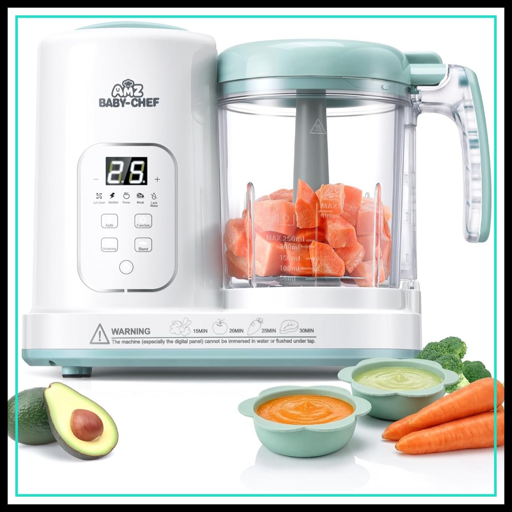 Baby Food Blender And Steamer - 4-in-1 Baby Food Maker: Steamer &