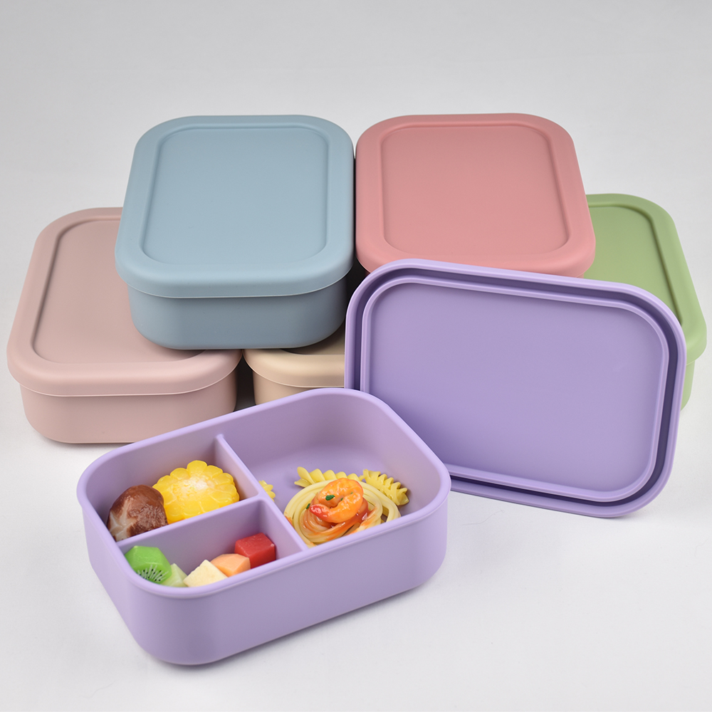 Baby Food Universe - 3-Compartment Food Grade Silicone Bento Lunch