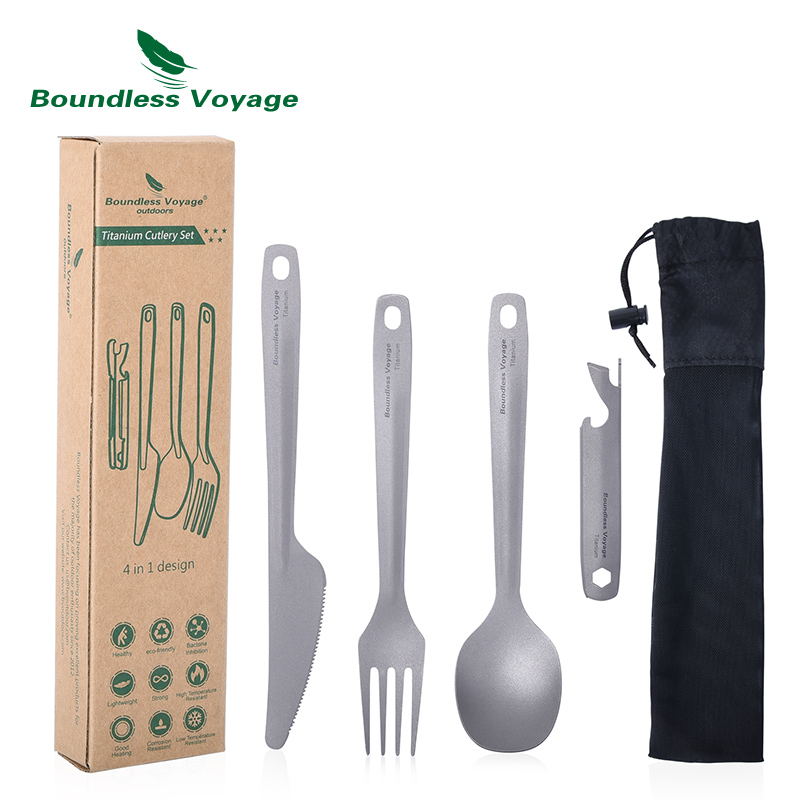 Weaning Spoon Set - Boundless Voyage Utility Cutlery Set 4-Pieces