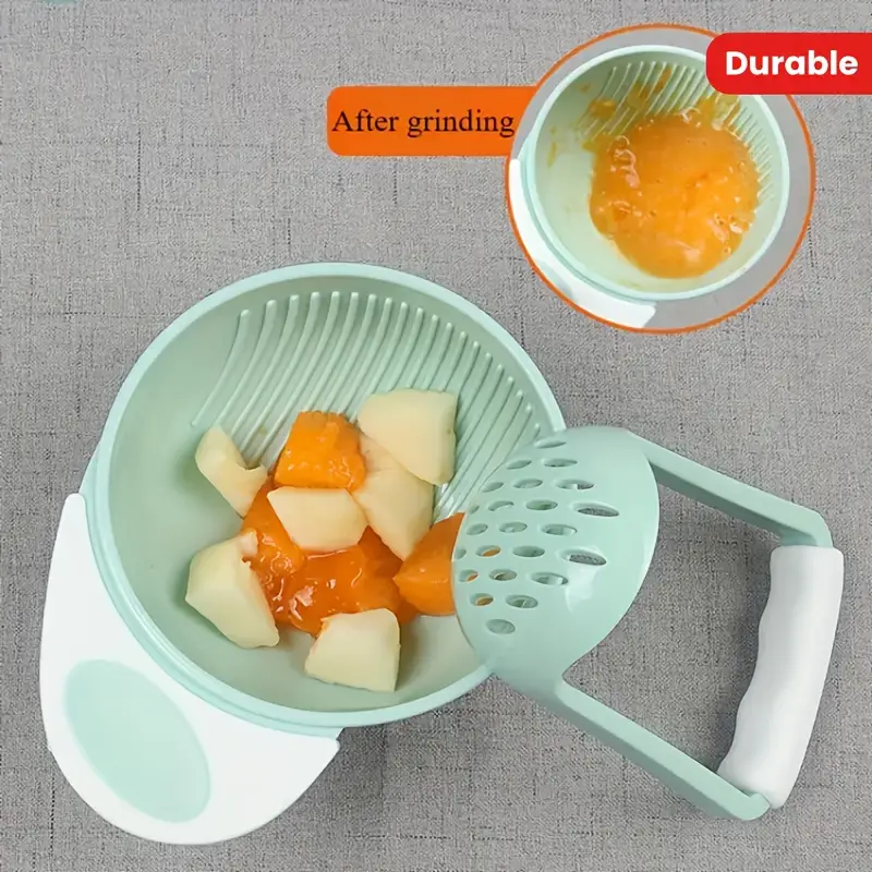 Baby Food Grinder - 1pc Polypropylene Manual Food Grinder, Fruit