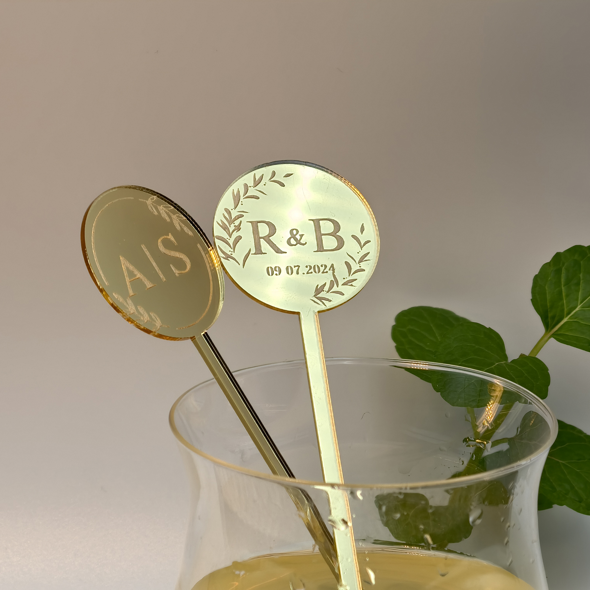Baby Food Grinder - 30/50/100pcs Custom Cocktail stirrers Personalised Drink