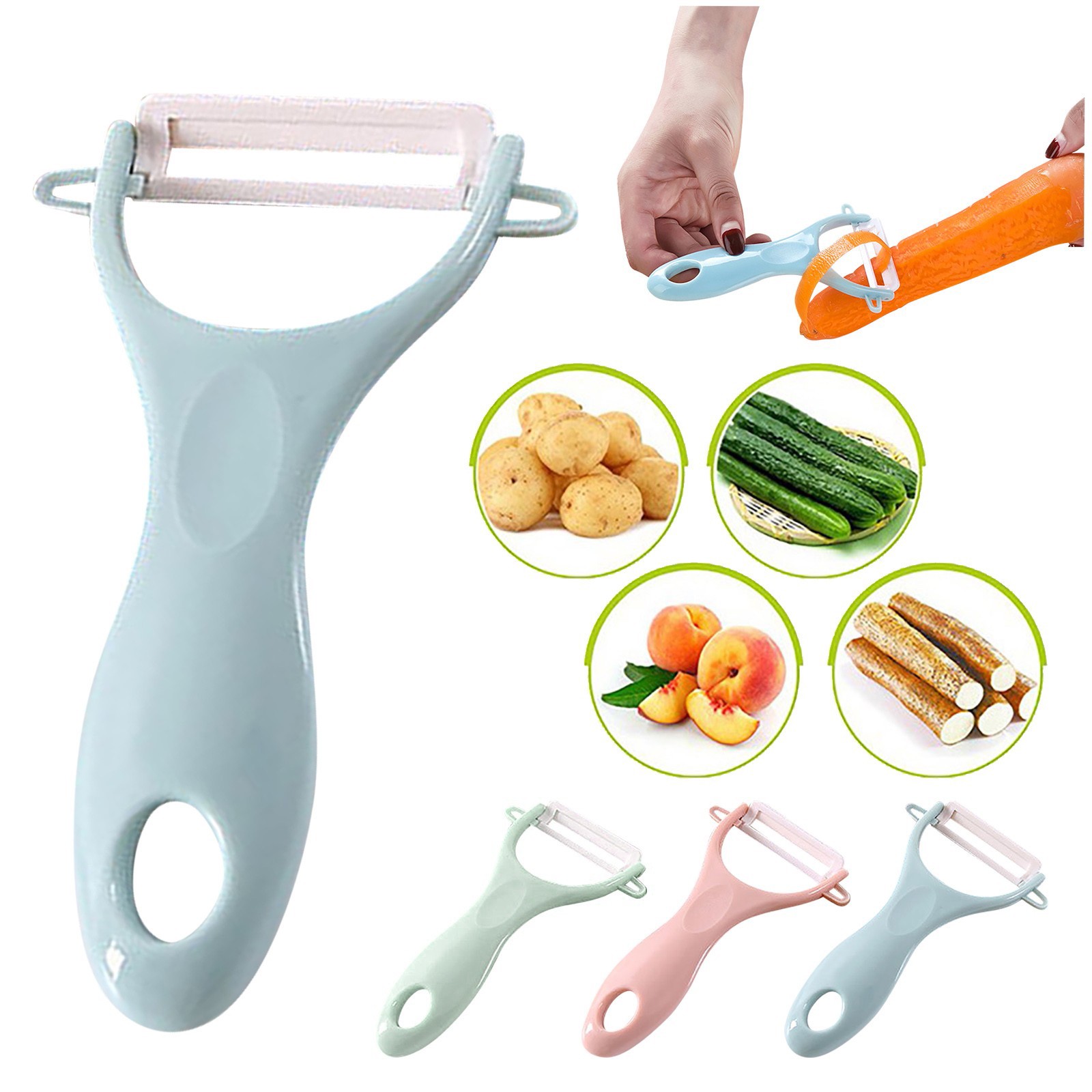 Baby Food Vegetable - Ceramic Creative Peeler Practical Multi-function Children