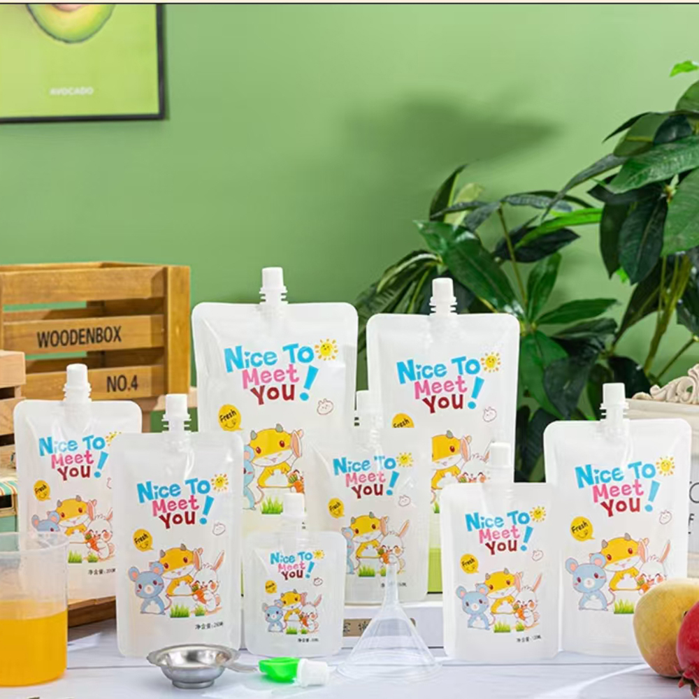 Baby Food Delivery - 200ml Baby Food Pouches Baby Feeder