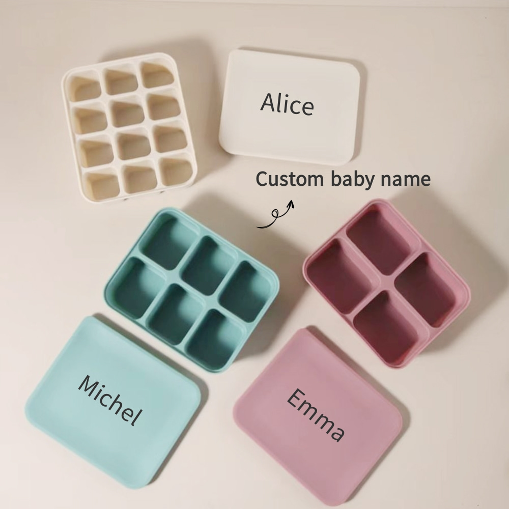 Baby Food Homemade - Personalized Baby Food Freezer Tray with