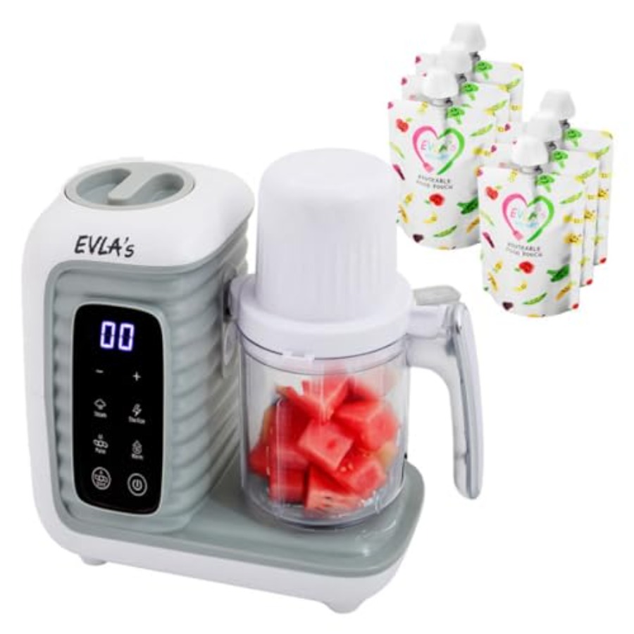 Baby Food Blender And Steamer - Double Baby Food Maker with 2