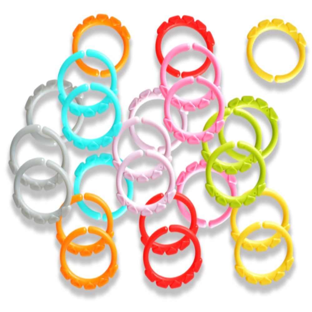 Baby Food Set - 24pcs/set Stroller Plastic Connecting Rings Early