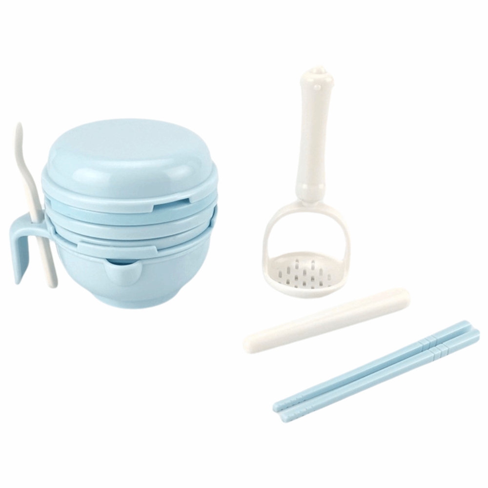 Baby Food Vegetable - Solid color Baby Food Grinding Bowl