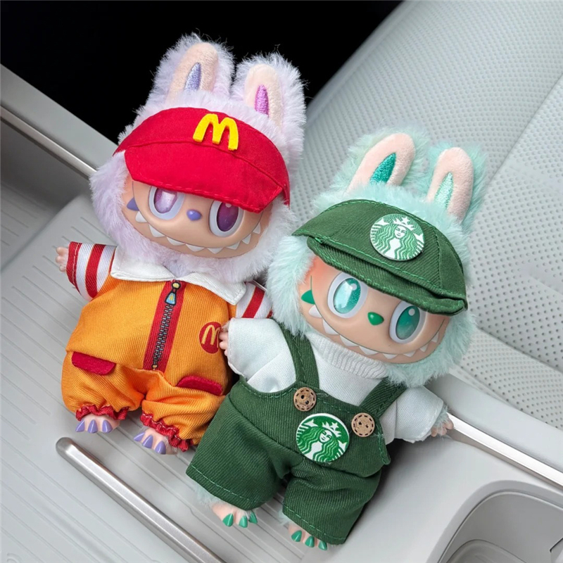 Baby Food Delivery - 15 17cm For Labubu Doll Workwear