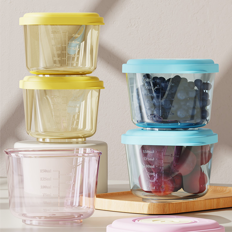 Baby Food Universe - 6 Pcs Baby Food Storage Containers