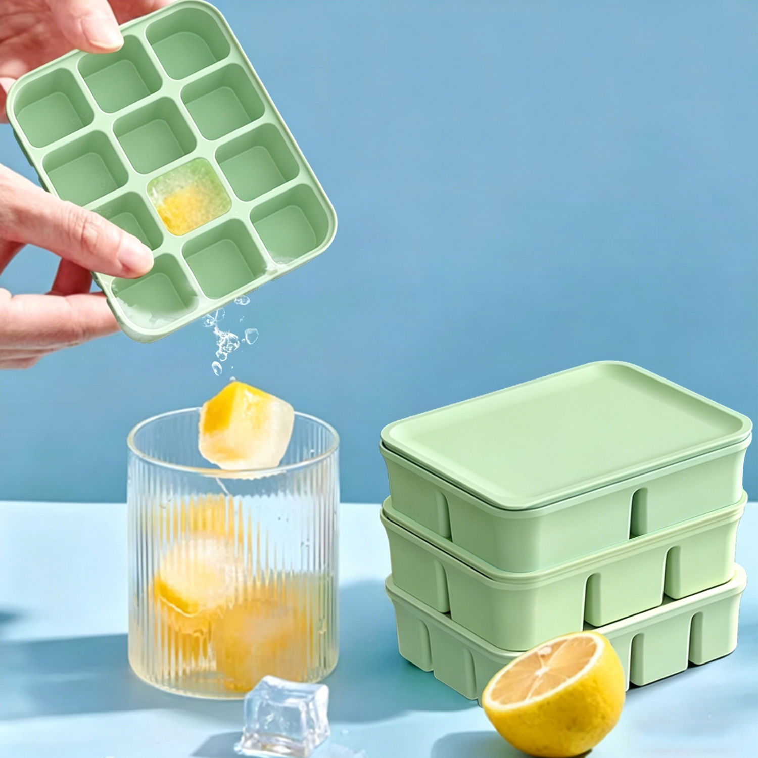 Baby Food Homemade - 3Pcs Silicone Baby Food Freezer Tray