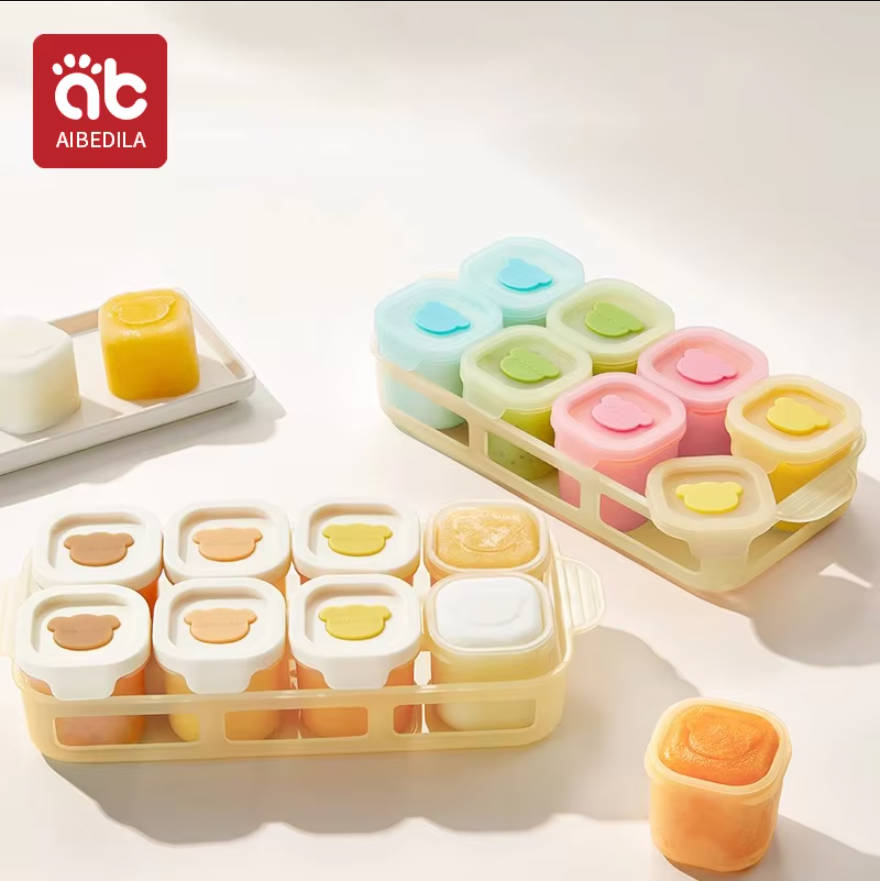 Baby Food Delivery - AIBEDILA Baby Silicone Food Freezer Tray