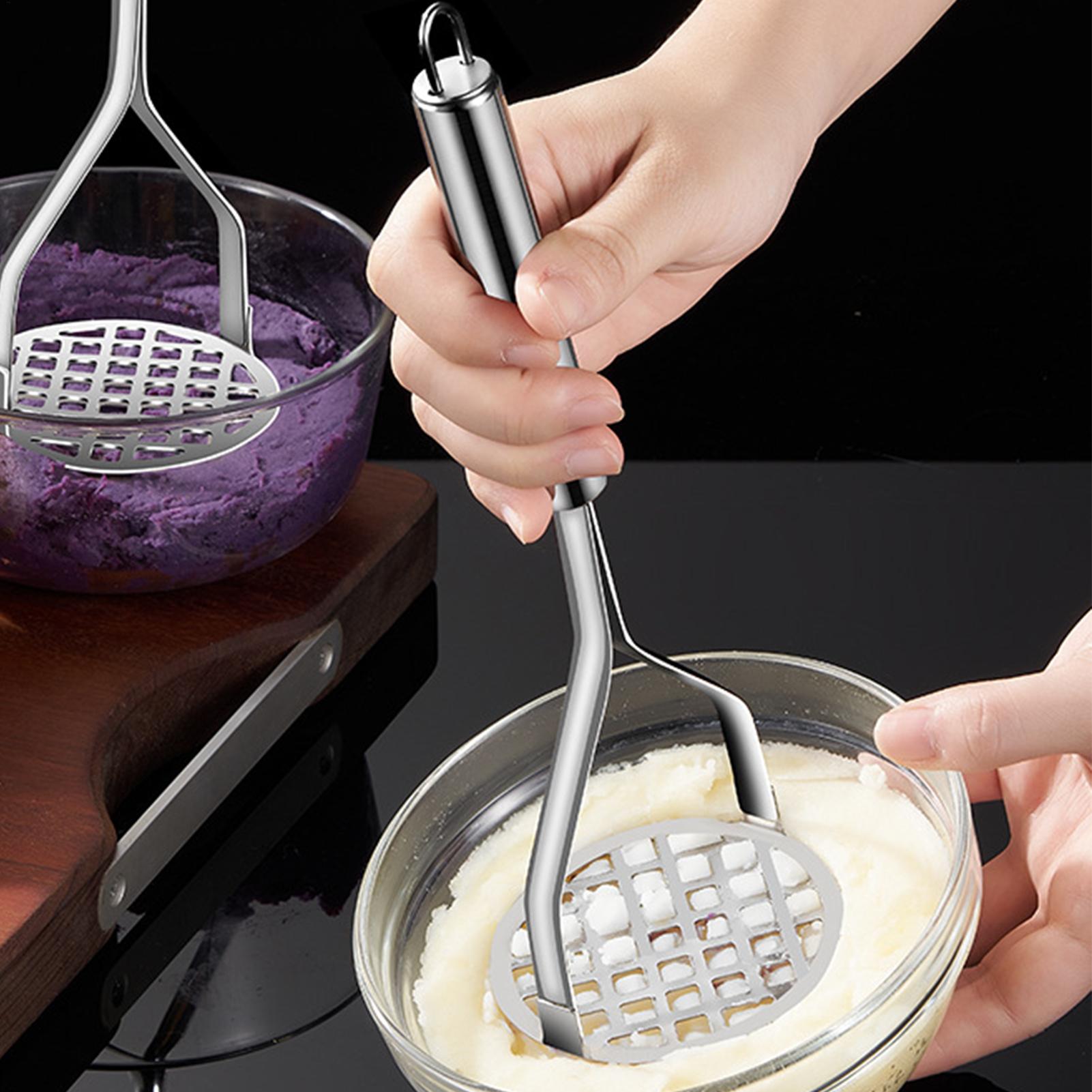 Baby Food Masher - Stainless Steel Potato Masher Manual Potato