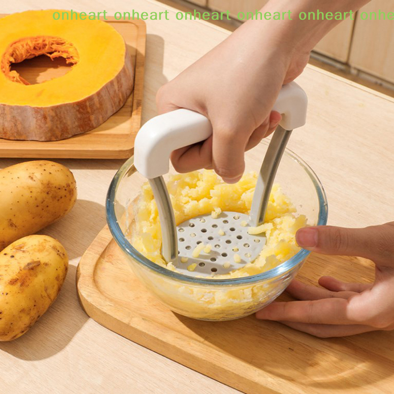 Baby Food Masher - [C]Manual Potato Masher Plastic Pressed Potato