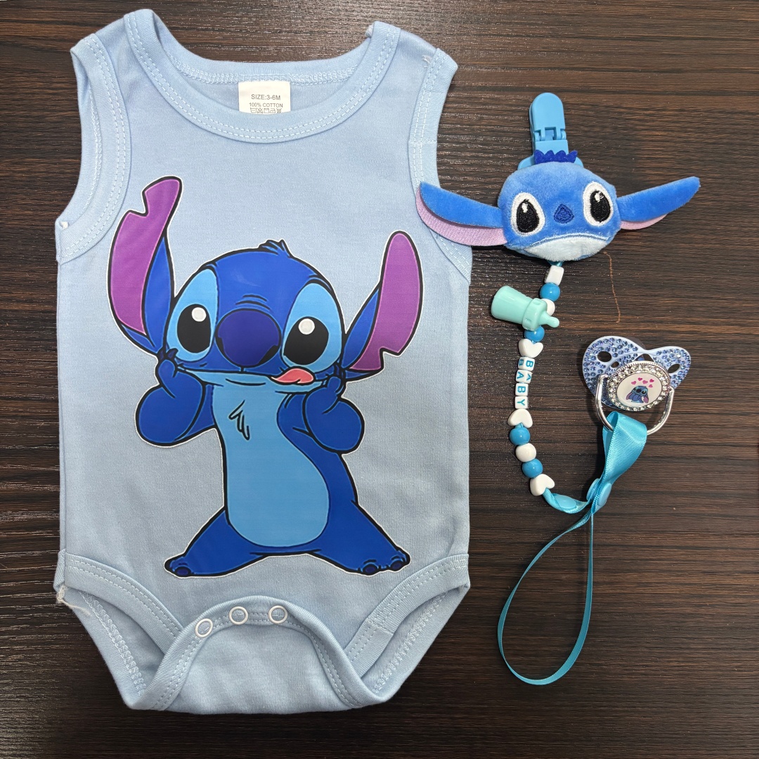 Baby Food Set - Newborn bib & baby crawling suit