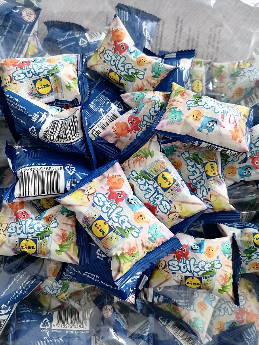 Baby Food Vegetable - Cute Coles Stikeez Lidl Figures Mini