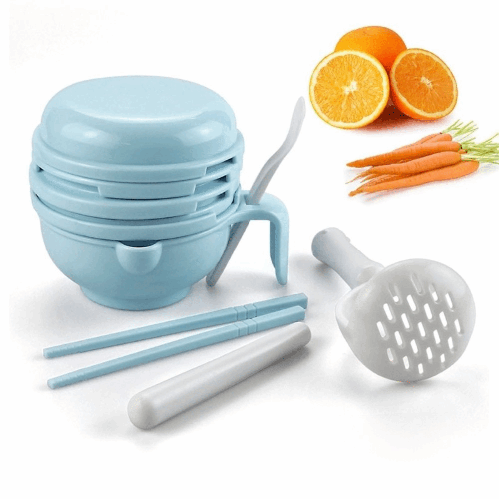 Baby Food Grinder - Solid color Baby Food Grinding Bowl