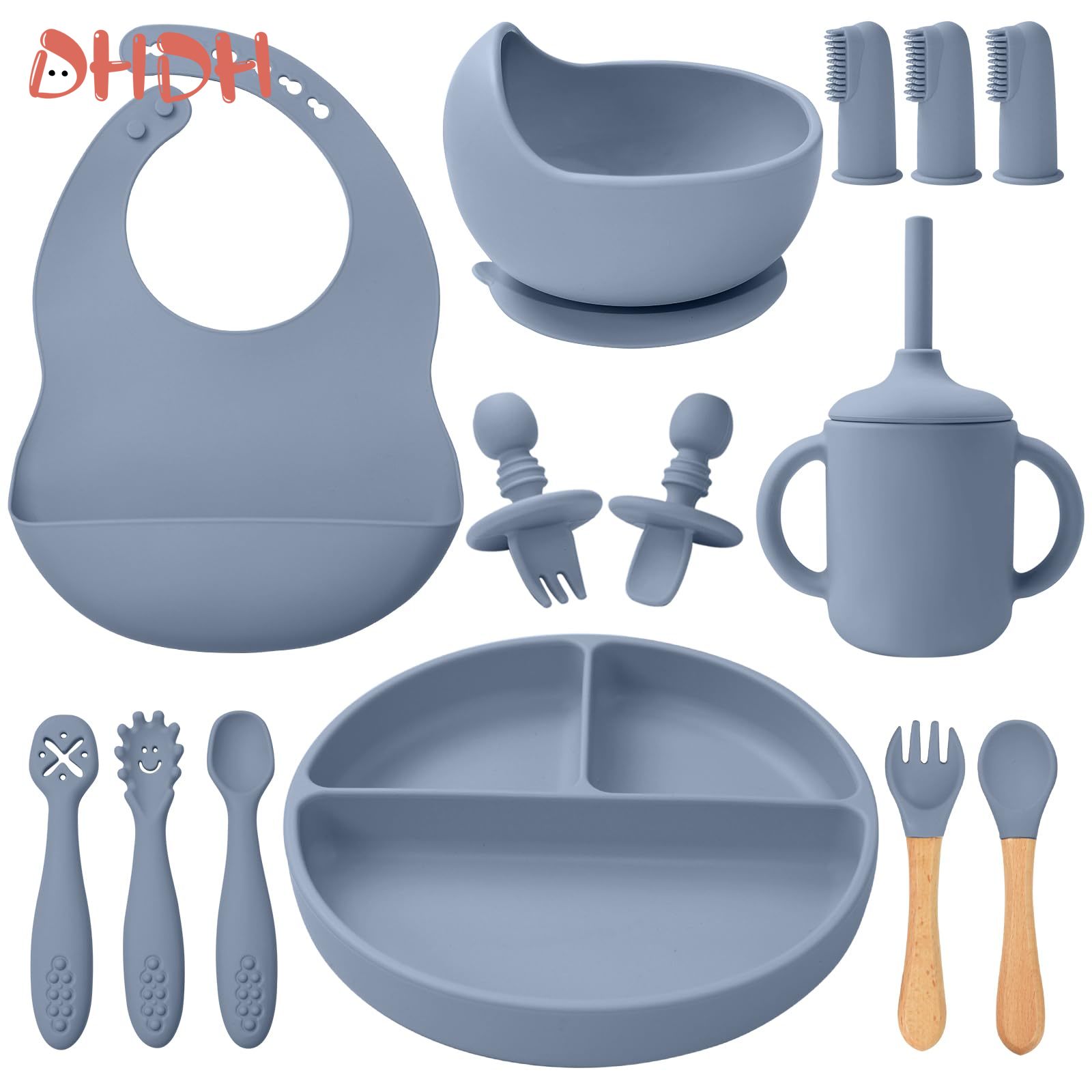 Baby Food Universe - Silicone Baby Feeding Set Tableware Baby