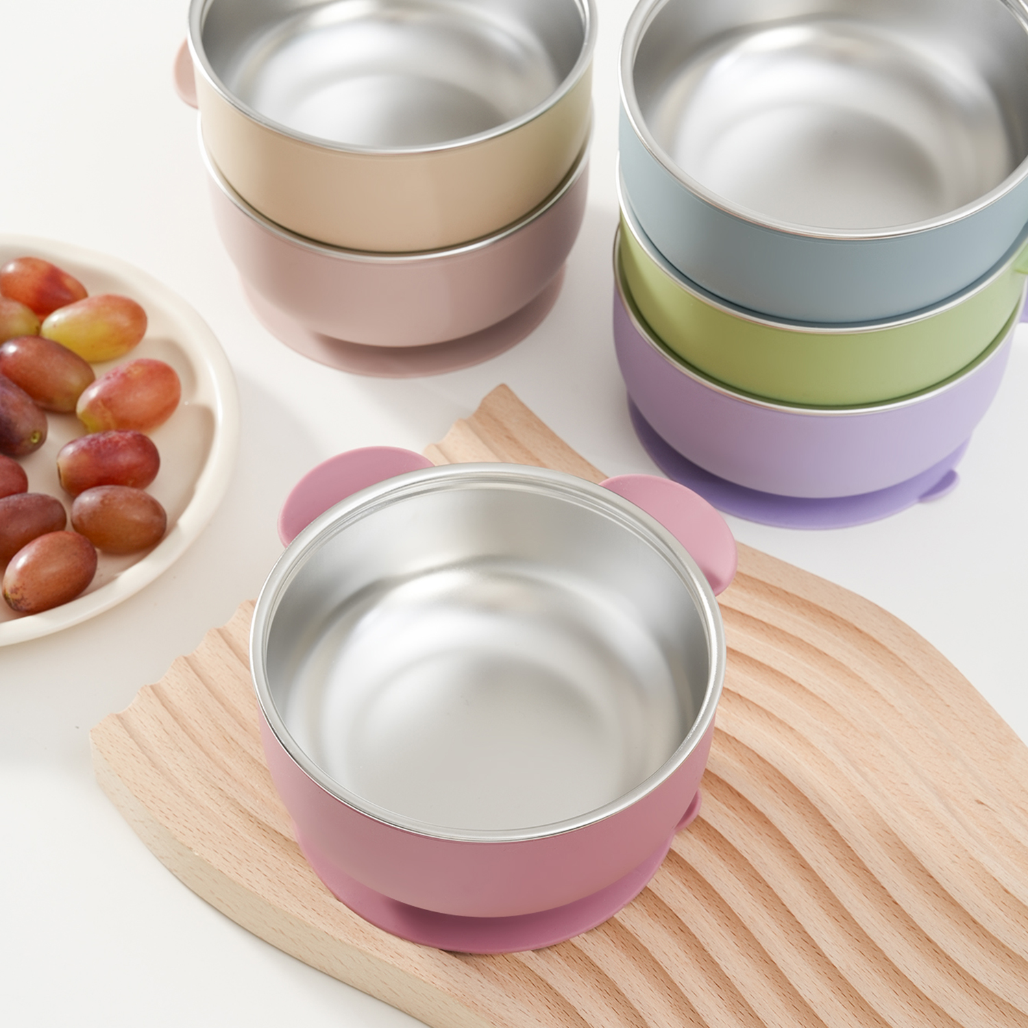 Baby Food Universe - 1PC Removable Silicone Stainless Steel Baby
