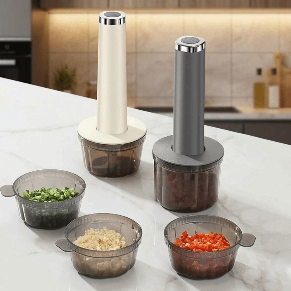 Baby Food Grinder - Plastic Electric Meat Grinder Powerful Motor