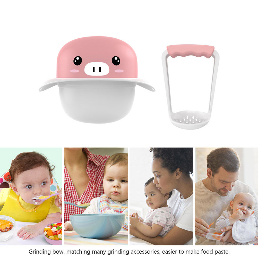 Baby Food Masher - Baby Food Grinding Bowl Multi-functional Complementary