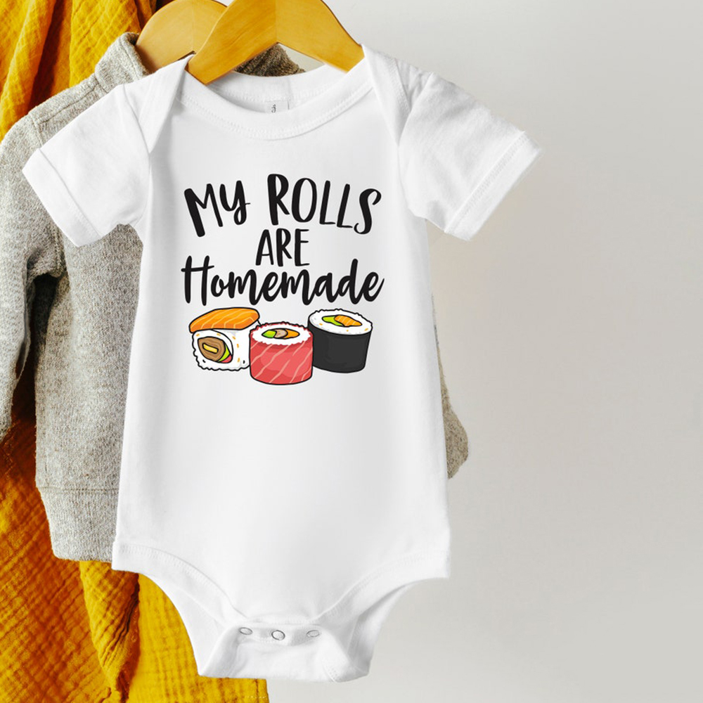 Baby Food Homemade - My Rolls Are Homemade Baby Bodysuit