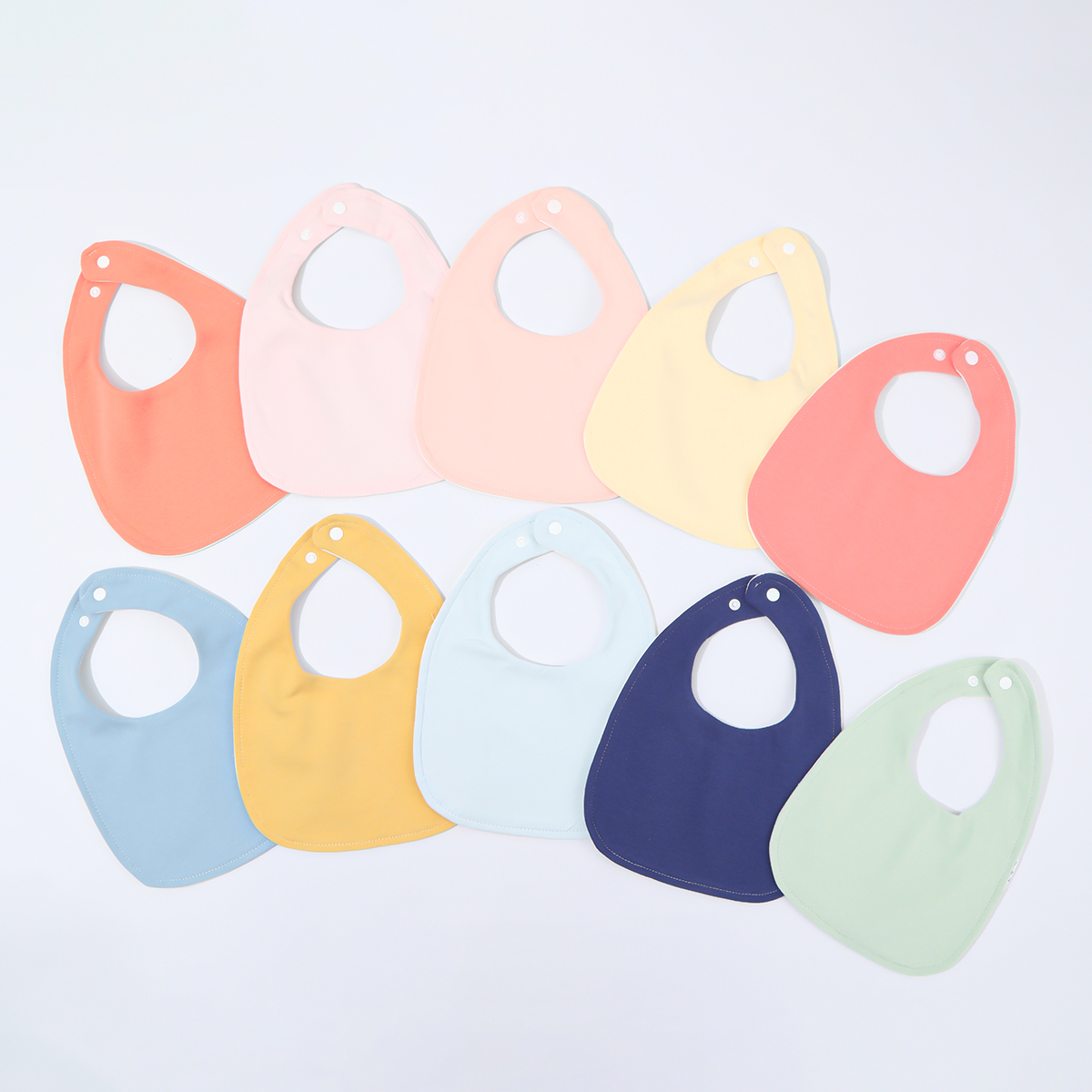 Baby Food Set - 10-piece baby bib U-shaped saliva towel
