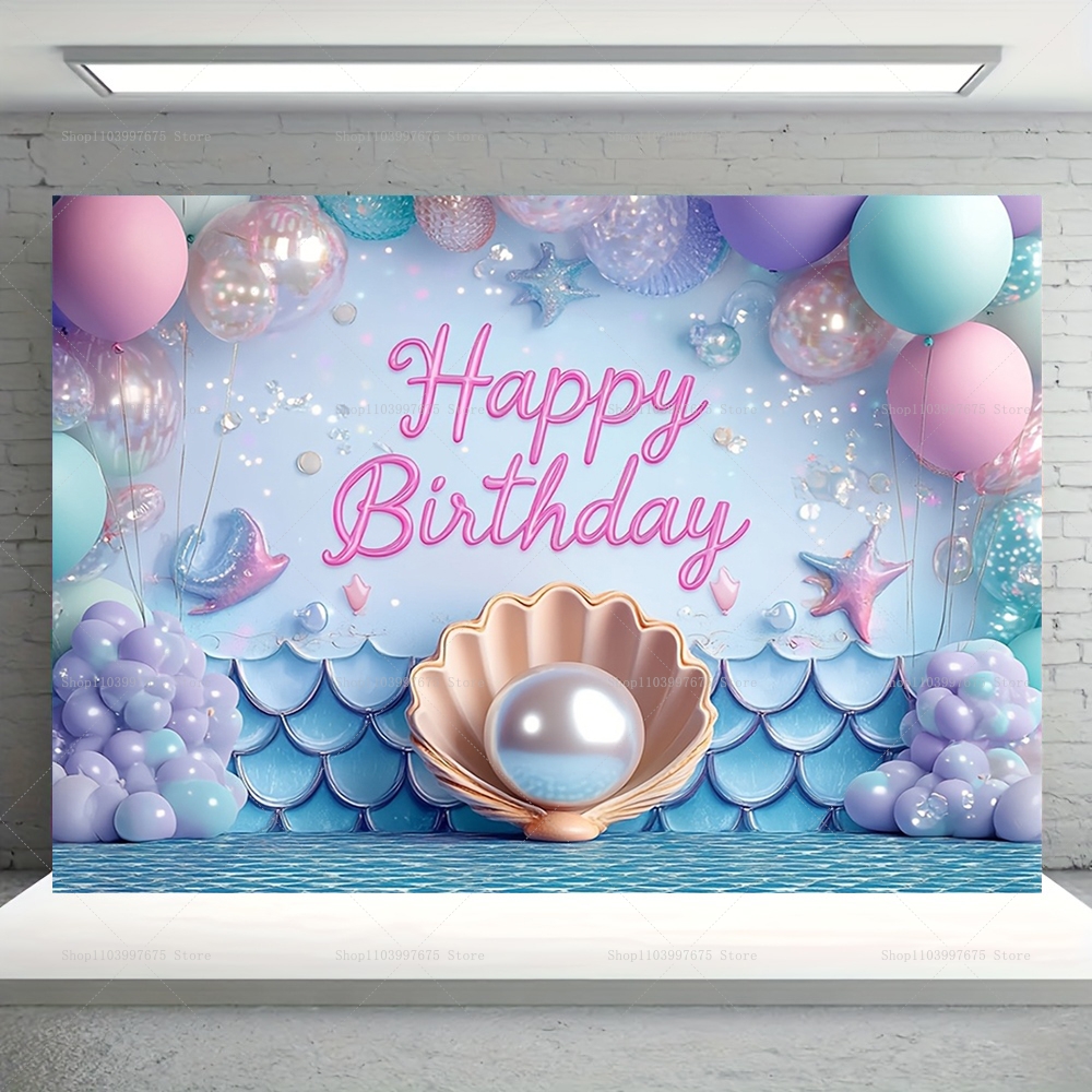 Mermaid Party Backdrops Childr - Baby Food Grinder recensione e prezzo