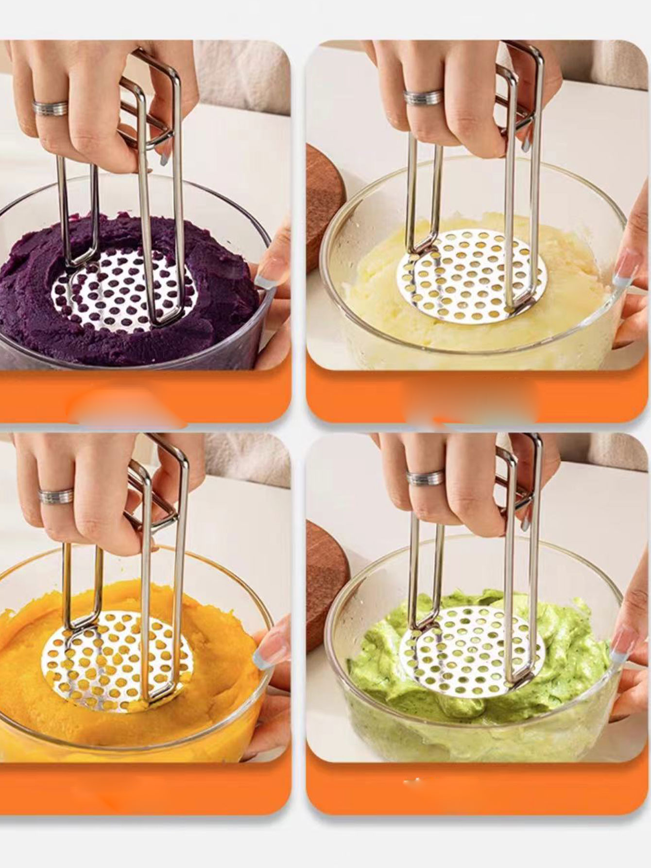 304 Stainless Steel Potato Mas - Baby Food Masher recensione e prezzo