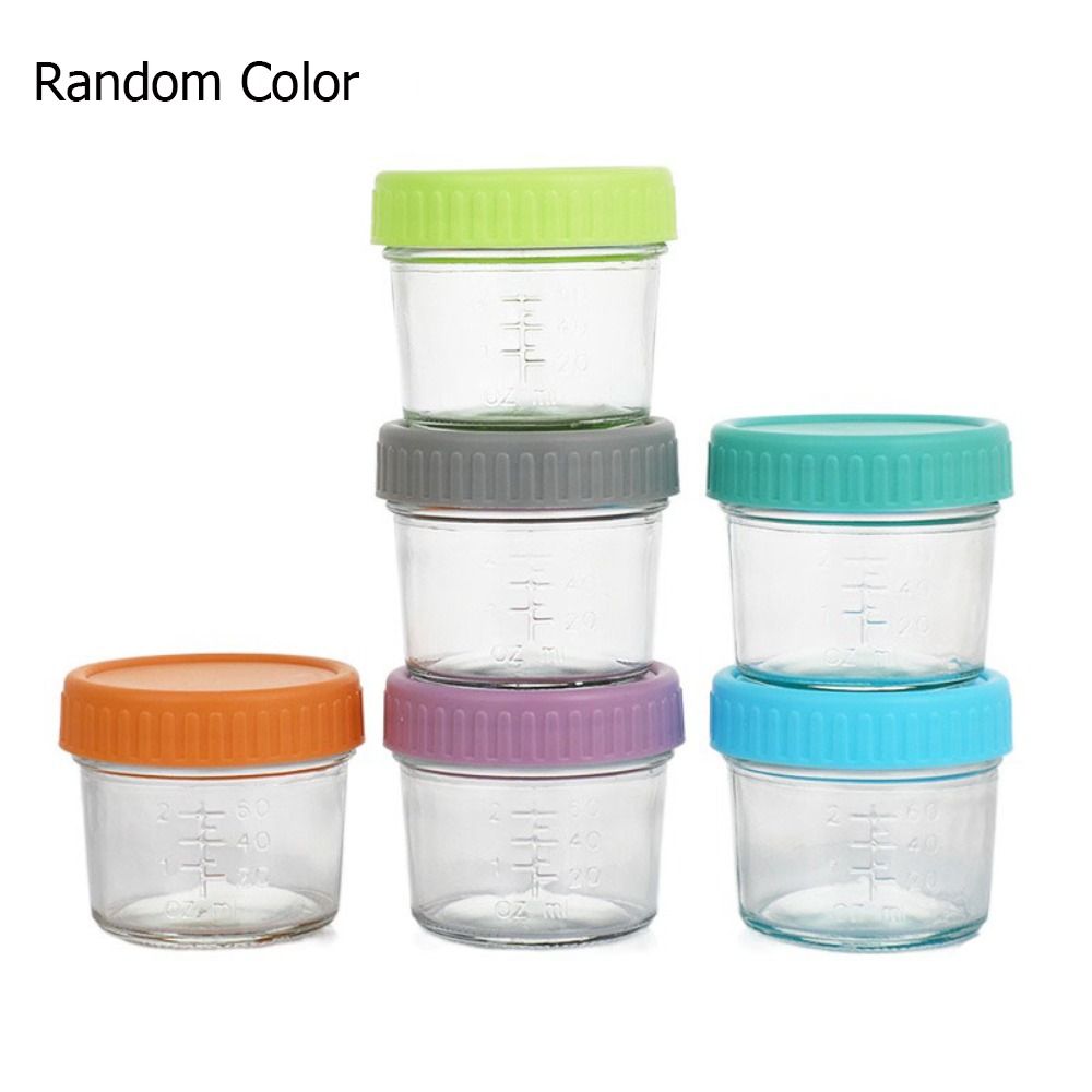 6pcs Mason Jar Glass Baby Food - Baby Food Glass recensione e prezzo
