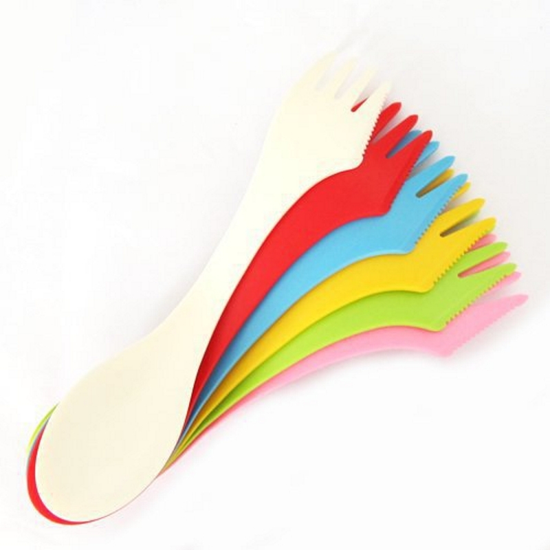 6PCS 3-in-1 Camp Utensils Set  - Weaning Spoon Set recensione e prezzo