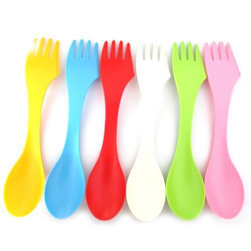 6PCS 3-in-1 Camp Utensils Set  - Weaning Spoon Set recensione e prezzo