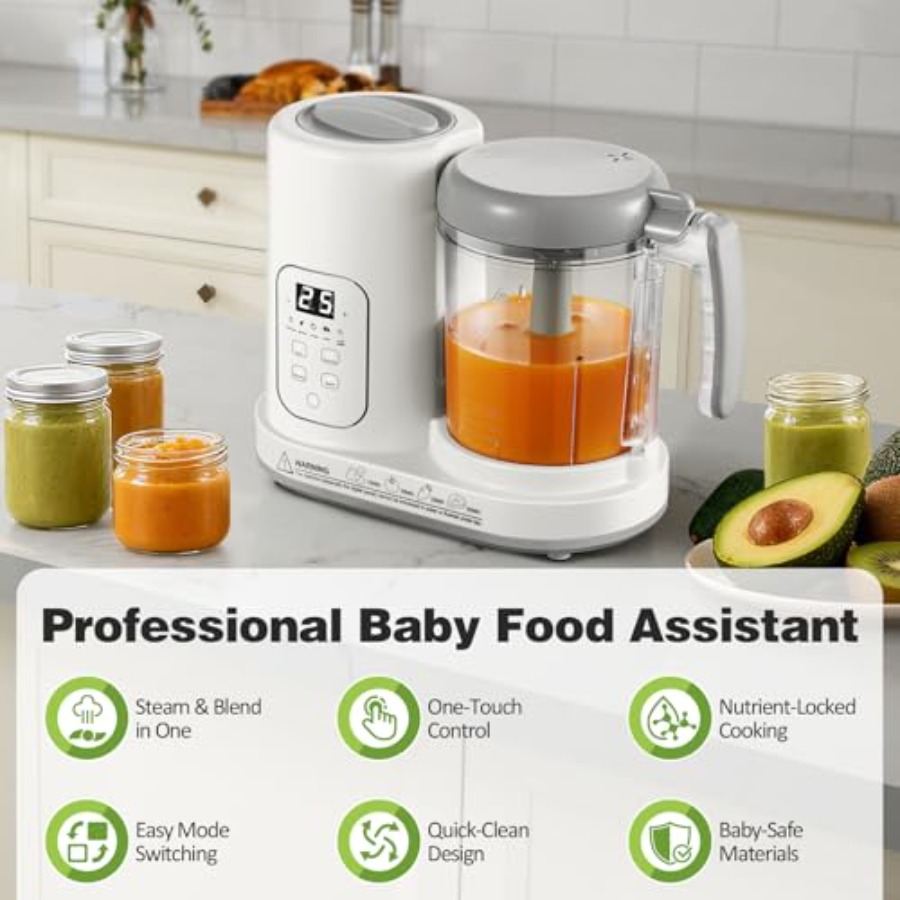 Baby Food Maker Pro Steamer Bl - Baby Food Blender And Steamer recensione e prezzo