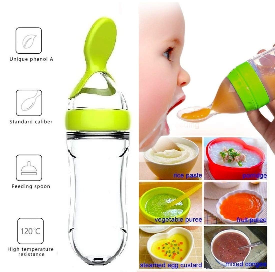 Squeezing Feeding Bottle Cup S - Baby Food Utensils recensione e prezzo