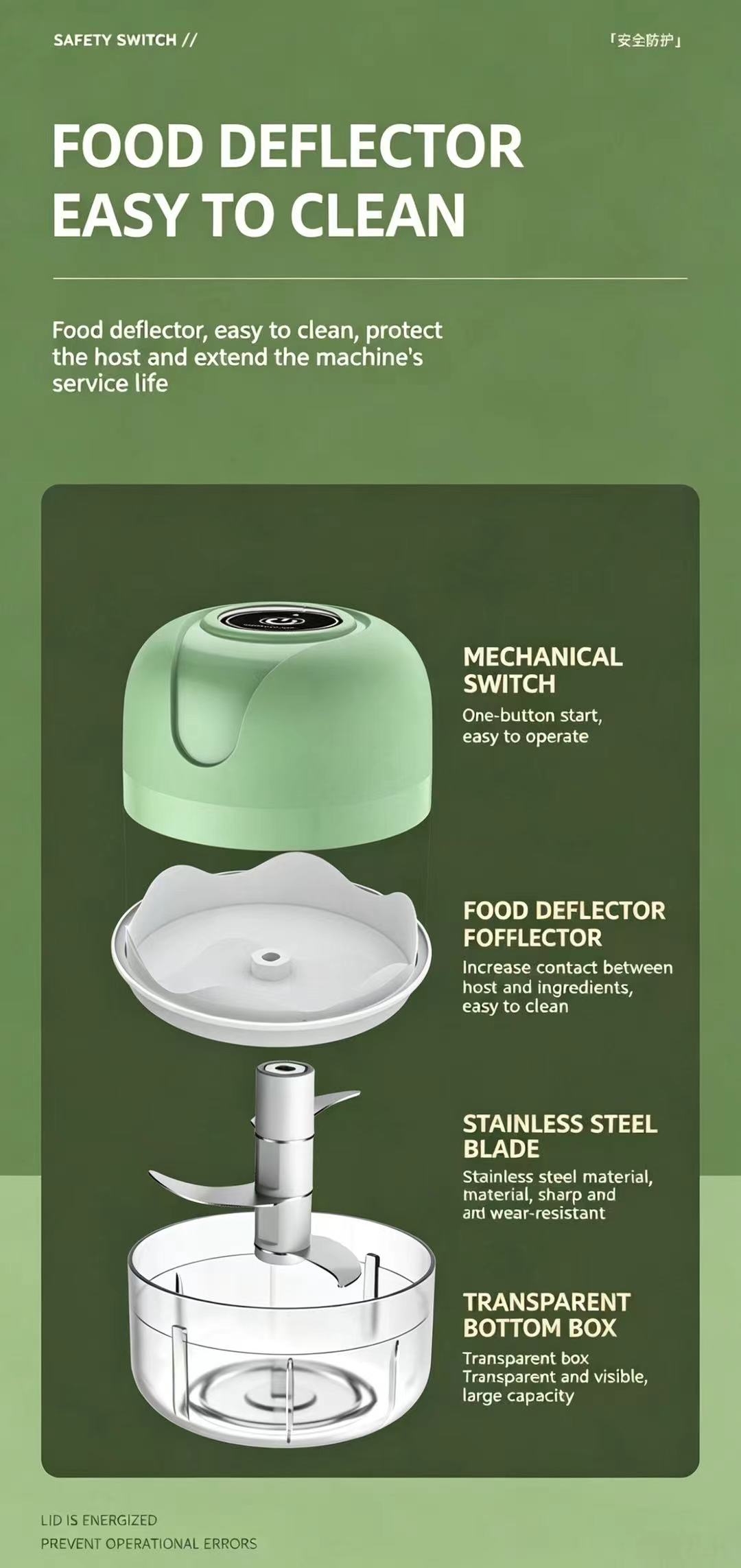 23W USB Rechargeable Electric  - Baby Food Grinder recensione e prezzo