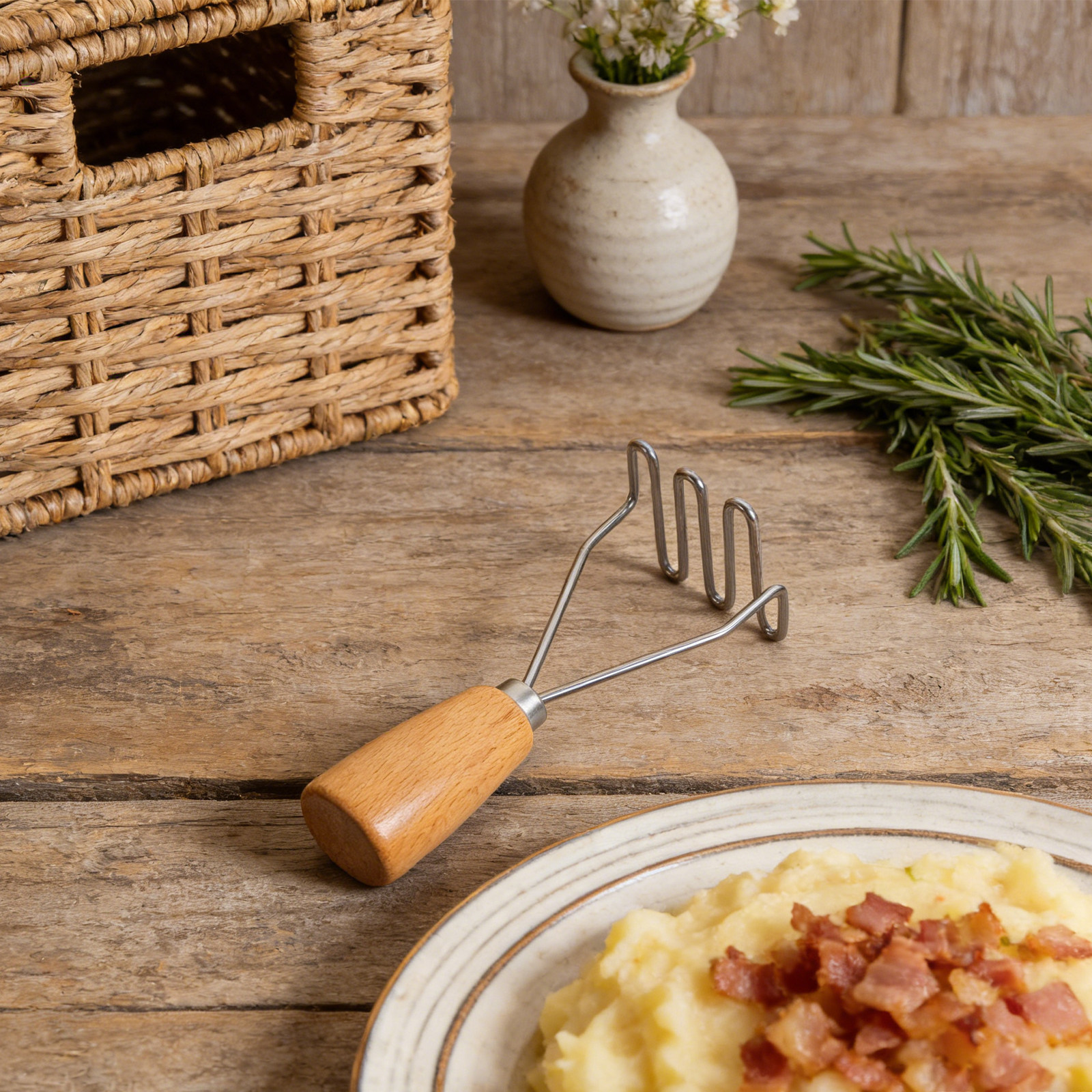 Stainless Steel Potato Masher  - Baby Food Masher recensione e prezzo