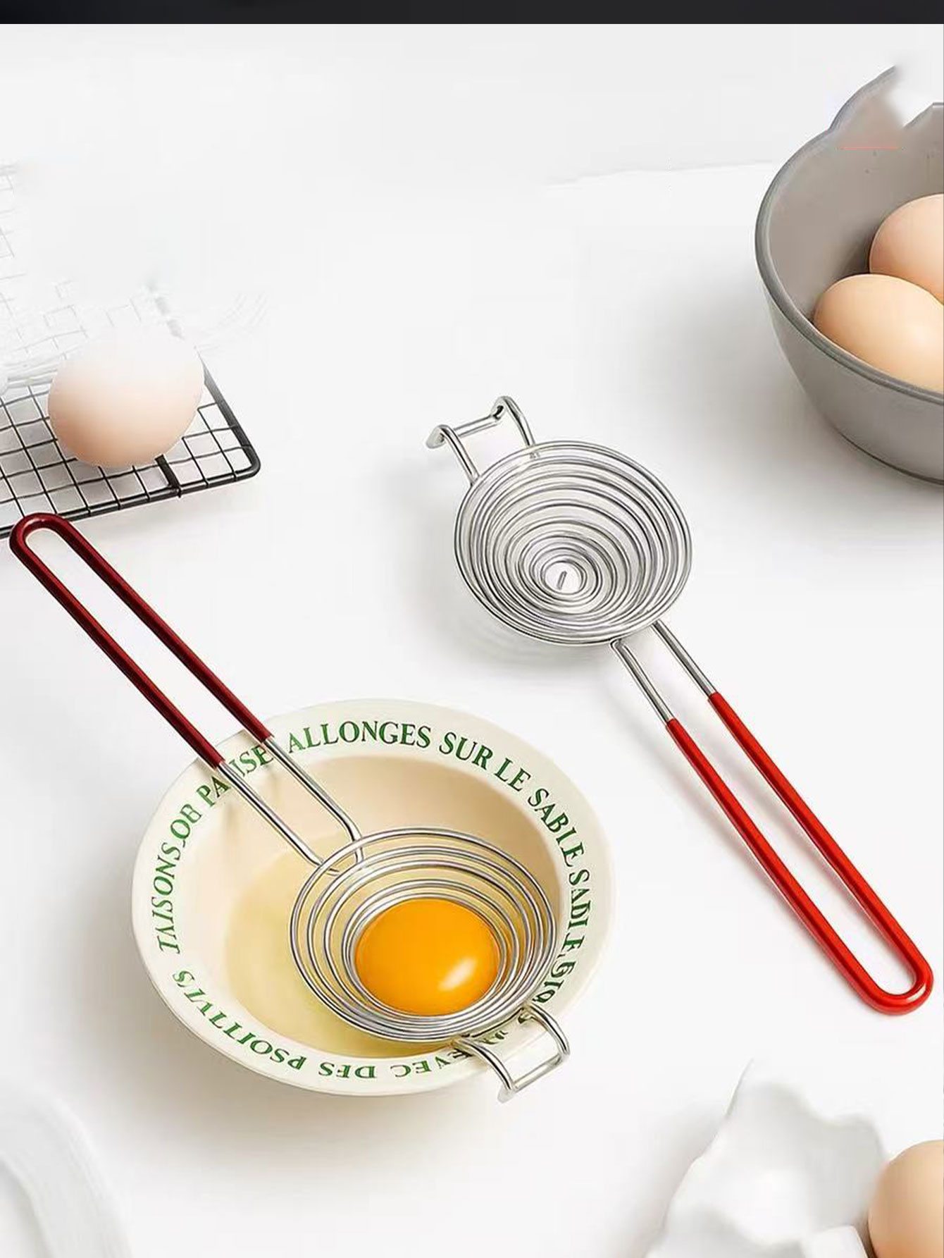 Egg White and Yolk Separator,  - Baby Food With Protein recensione e prezzo