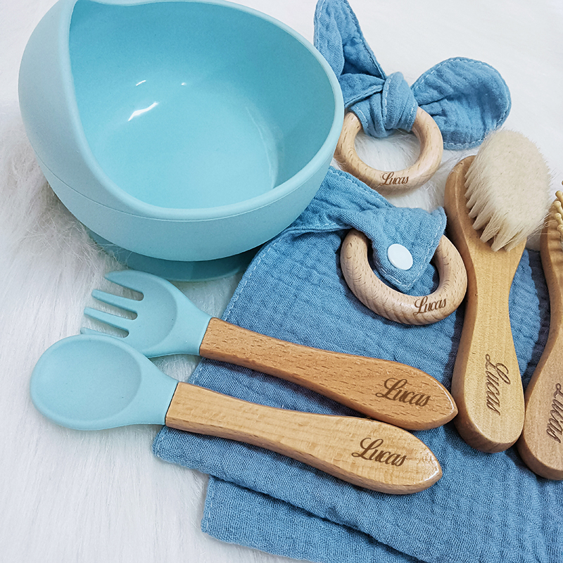 7PCS/Set Personalized Name Bab - Weaning Spoon Set recensione e prezzo