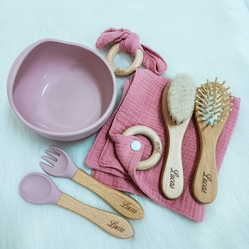 7PCS/Set Personalized Name Bab - Weaning Spoon Set recensione e prezzo