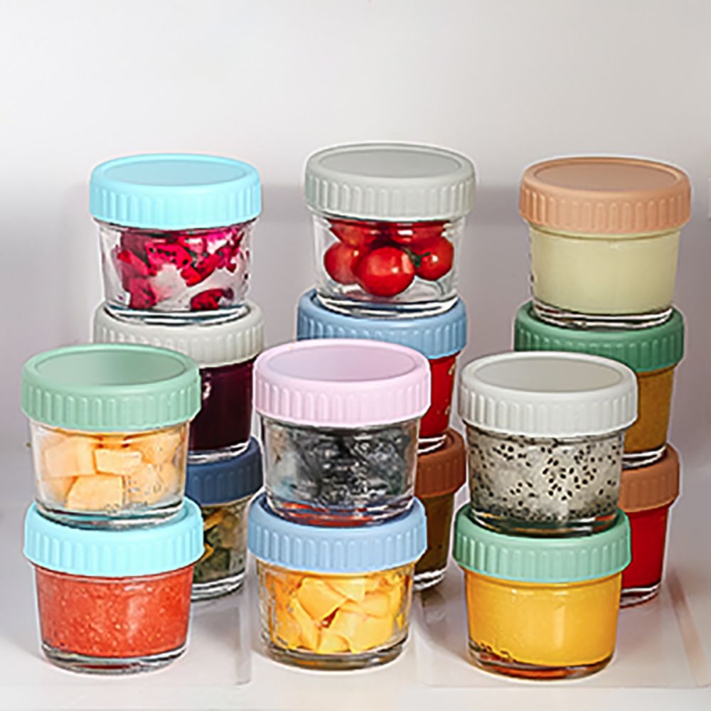 6pcs Glass Baby Food Jar Reusa - Baby Food Glass recensione e prezzo