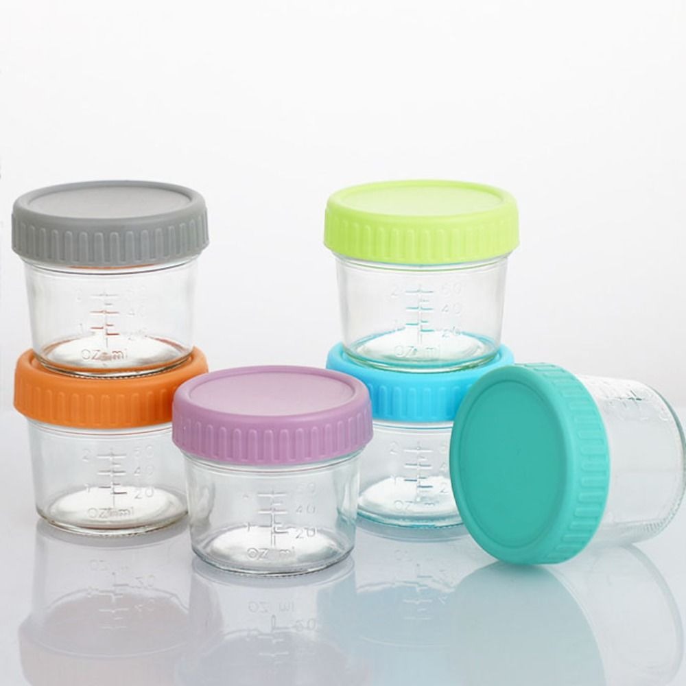 6pcs Glass Baby Food Jar Reusa - Baby Food Glass recensione e prezzo