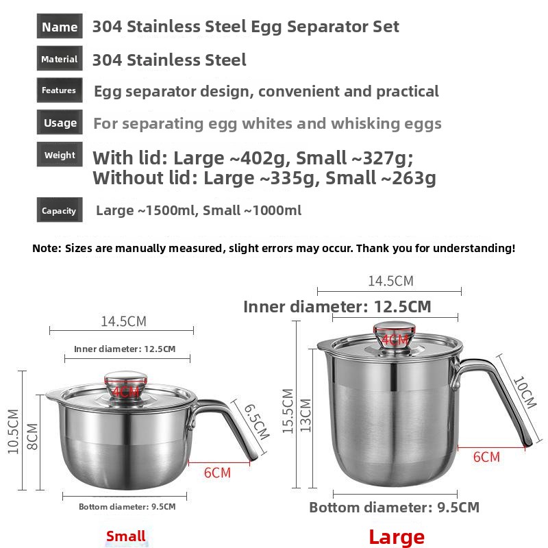 304 Stainless Steel Egg White  - Baby Food With Protein recensione e prezzo