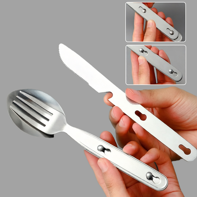 3pcs/set Folding Spoon Fork Kn - Weaning Spoon Set recensione e prezzo