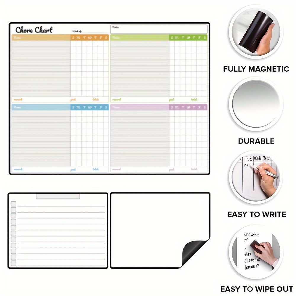 Magnetic Dry-Erase Chore Chart - Baby Food Tracker recensione e prezzo