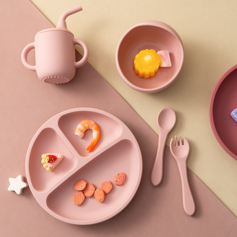 5PCS Baby Silicone Tableware S - Baby Food Universe recensione e prezzo