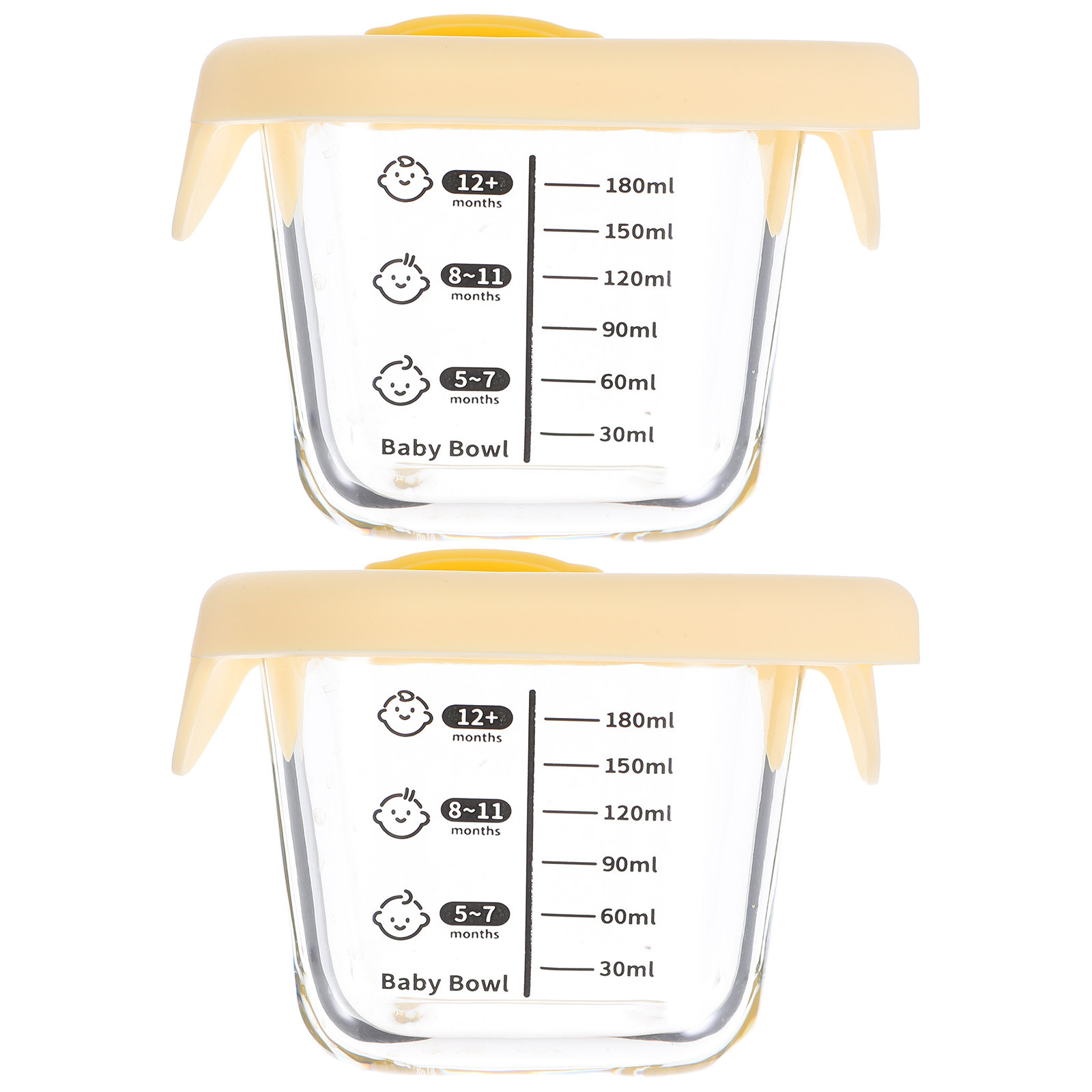 2Pcs Glass Baby Food Storage C - Baby Food Glass recensione e prezzo