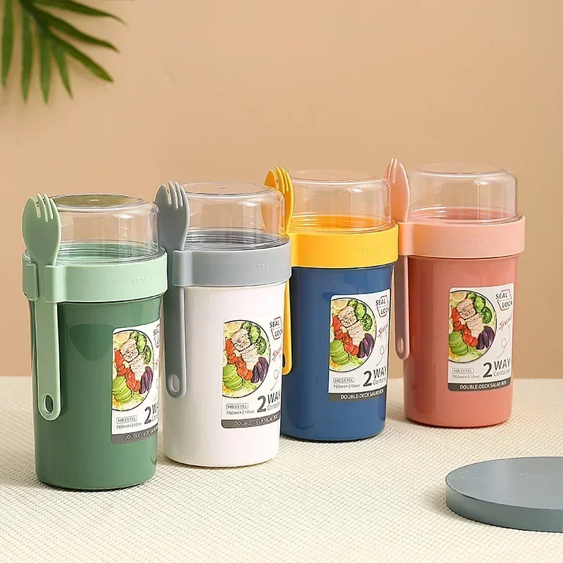 Bento Lunch Box Salad Oatmeal  - Weaning Spoon Set recensione e prezzo