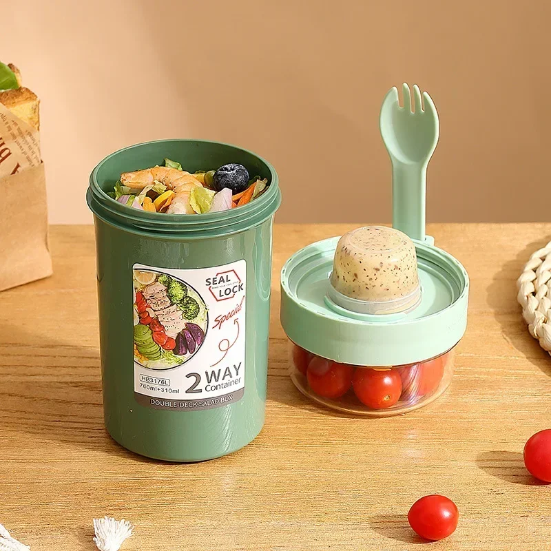 Bento Lunch Box Salad Oatmeal  - Weaning Spoon Set recensione e prezzo