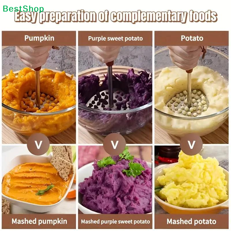 〔R〕Stainless Steel Potato Mash - Baby Food Masher recensione e prezzo