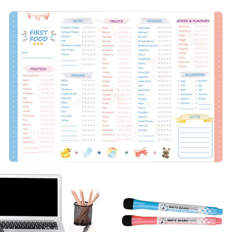 Reusable Kids Magnetic Daily F - Baby Food Tracker recensione e prezzo