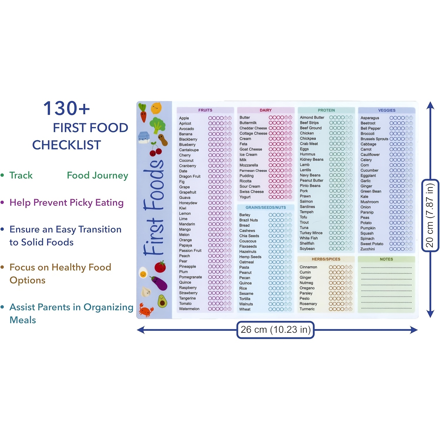 Baby First Foods Tracker, High - Baby Food Tracker recensione e prezzo